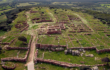 Carbonia, Abitato di Monte Sirai